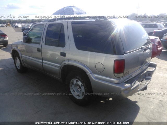 1GKCS13W1X2505111 - 1999 GMC JIMMY Алтын фото 3