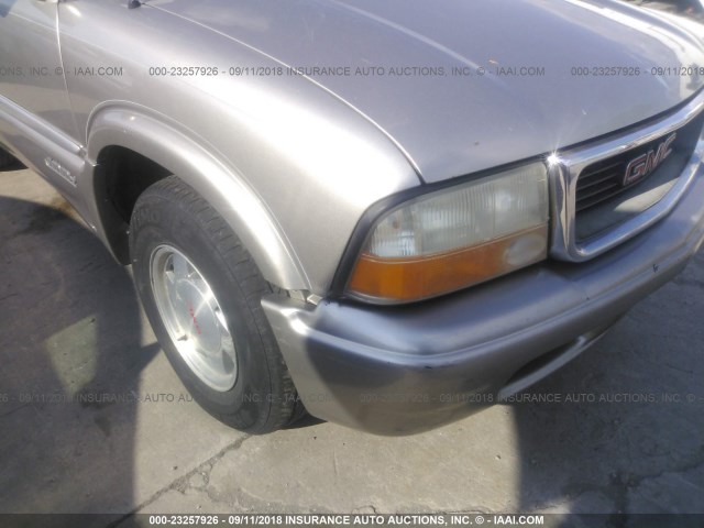 1GKCS13W1X2505111 - 1999 GMC JIMMY Алтын фото 6
