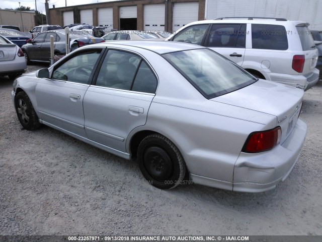 4A3AA46G32E055753 - 2002 MITSUBISHI GALANT ES/LS SILVER photo 3