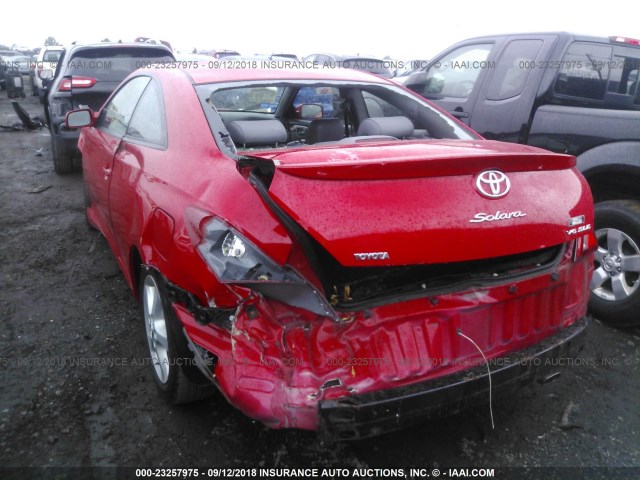4T1CA30P64U026993 - 2004 TOYOTA CAMRY SOLARA SE/SLE წითელი ფოტო 6