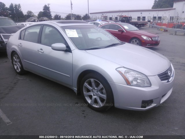 1N4BA41E58C838550 - 2008 NISSAN MAXIMA SE/SL SILVER photo 1