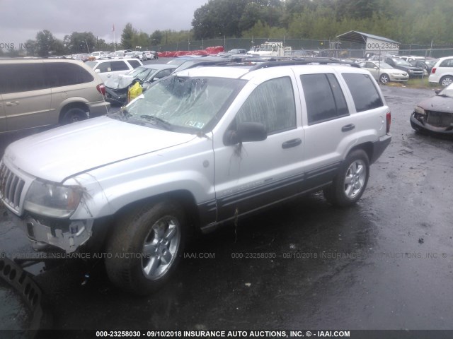1J4GW48S34C425737 - 2004 JEEP GRAND CHEROKEE LAREDO/COLUMBIA/FREEDOM 银色 照片 2