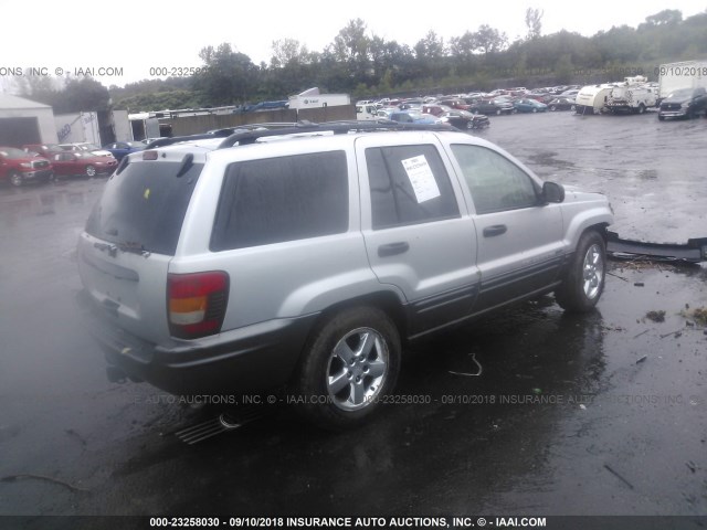 1J4GW48S34C425737 - 2004 JEEP GRAND CHEROKEE LAREDO/COLUMBIA/FREEDOM 银色 照片 4