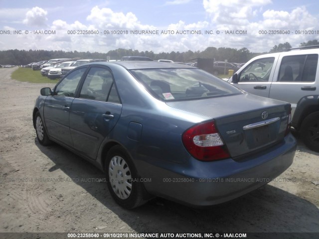 4T1BE32K74U805773 - 2004 TOYOTA CAMRY LE/XLE/SE 蓝色 照片 3