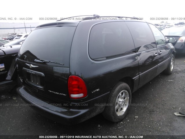 1C4GT64L0XB531825 - 1999 CHRYSLER TOWN & COUNTRY LIMITED BLACK photo 4