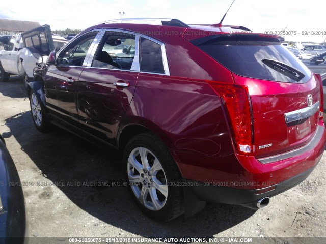 3GYFNCEY8BS506502 - 2011 CADILLAC SRX PREMIUM COLLECTION RED photo 3