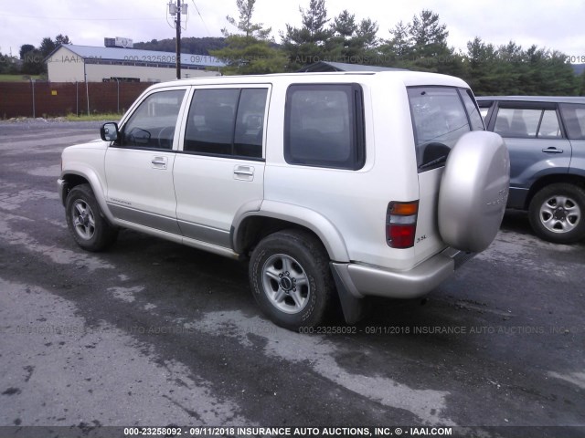 JACDJ58X0X7916304 - 1999 ISUZU TROOPER S WHITE photo 3