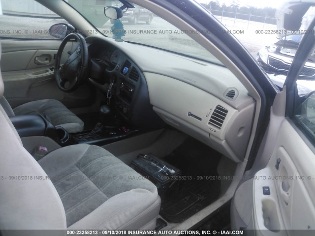 2G1WW12E819374654 - 2001 CHEVROLET MONTE CARLO LS შავი ფოტო 5
