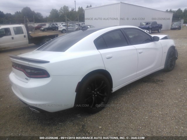 2C3CDXCT9JH113298 - 2018 DODGE CHARGER R/T WHITE photo 4