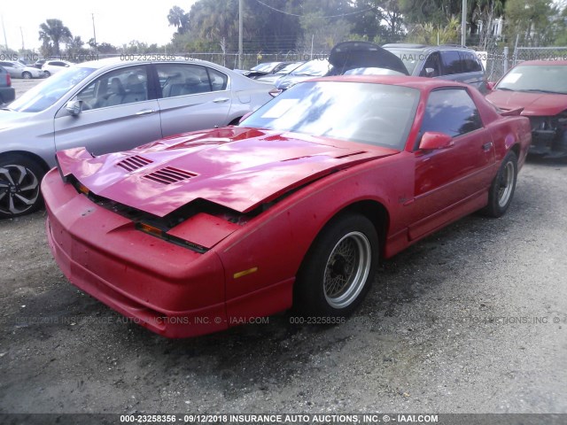 1G2FW218XKL220714 - 1989 PONTIAC FIREBIRD TRANS AM/GTA RED photo 2