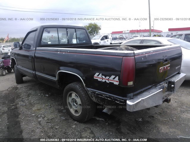 1GTFK24H8KE514653 - 1989 GMC SIERRA K2500 BLACK photo 3