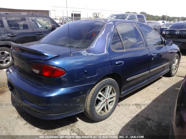 1G1JC524827258326 - 2002 CHEVROLET CAVALIER CNG BLUE photo 4