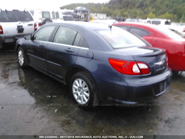 1C3LC46KX8N204411 - 2008 CHRYSLER SEBRING LX BLUE photo 3