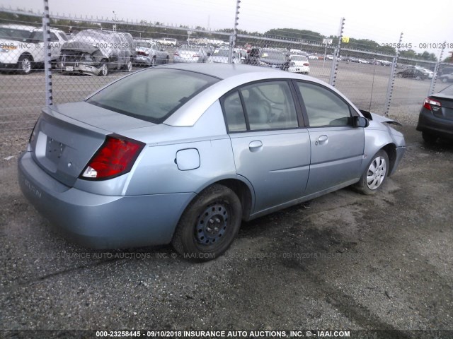 1G8AJ52F23Z106797 - 2003 SATURN ION LEVEL 2 Light Blue photo 4