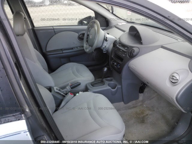 1G8AJ52F23Z106797 - 2003 SATURN ION LEVEL 2 Light Blue photo 5