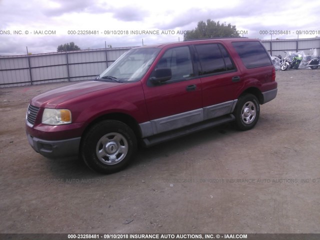 1FMRU13W84LA30364 - 2004 FORD EXPEDITION XLS RED photo 2