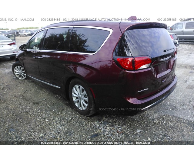 2C4RC1BG2JR211481 - 2018 CHRYSLER PACIFICA TOURING L Կարմիր լուսանկար 3
