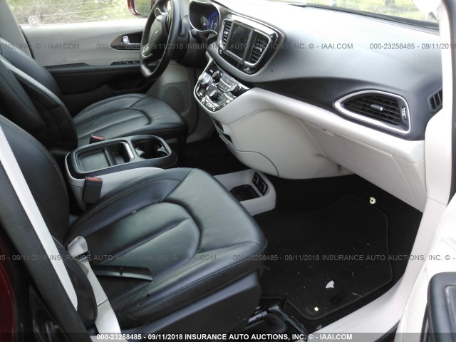 2C4RC1BG2JR211481 - 2018 CHRYSLER PACIFICA TOURING L Կարմիր լուսանկար 5