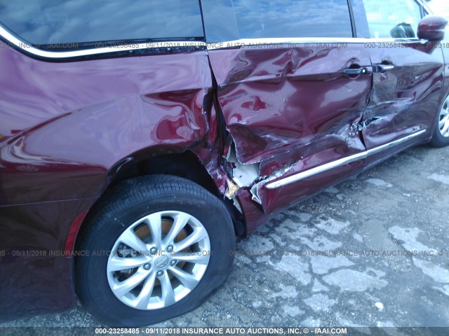 2C4RC1BG2JR211481 - 2018 CHRYSLER PACIFICA TOURING L Կարմիր լուսանկար 6
