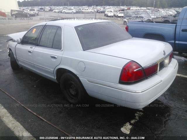 2MEFM74W7YX657363 - 2000 MERCURY GRAND MARQUIS GS BLUE photo 3