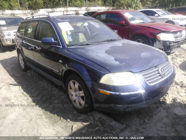 WVWVD63B51E215808 - 2001 VOLKSWAGEN PASSAT GLS Navy photo 1