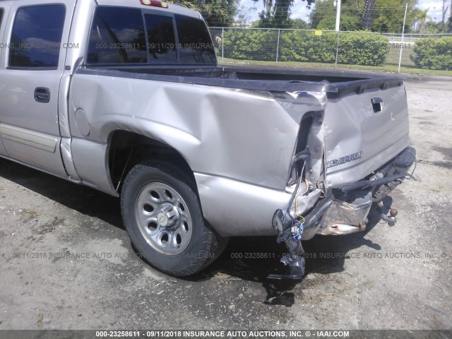 2GCEC13Z561261991 - 2006 CHEVROLET SILVERADO C1500 SILVER photo 6