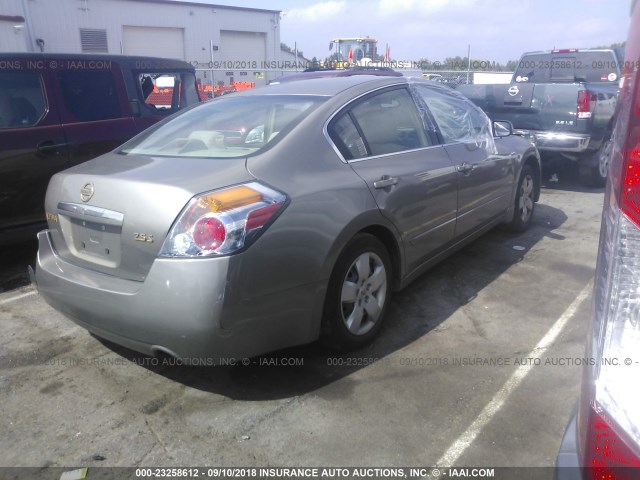 1N4AL21E17C144320 - 2007 NISSAN ALTIMA 2.5/2.5S GOLD photo 4