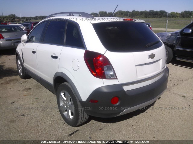 3GNAL2EK9ES588571 - 2014 CHEVROLET CAPTIVA LS 白色 照片 3