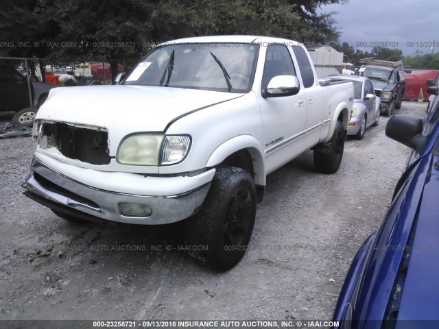 5TBBT48182S246193 - 2002 TOYOTA TUNDRA ACCESS CAB LIMITED WHITE photo 2