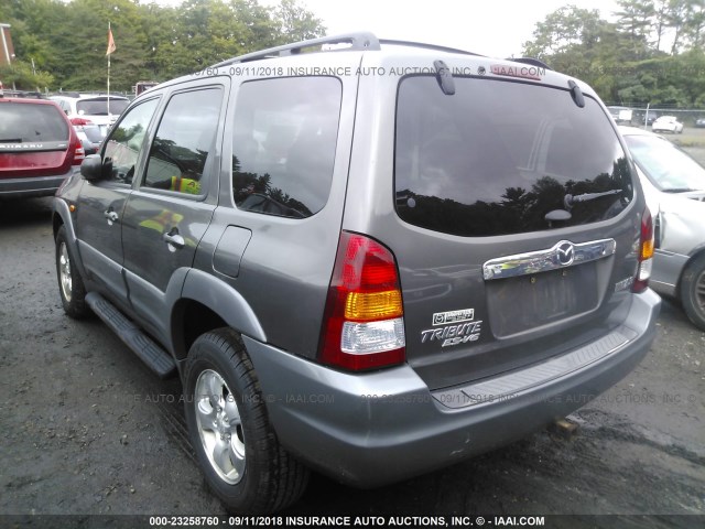 4F2CU08122KM16363 - 2002 MAZDA TRIBUTE LX/ES GRAY photo 3