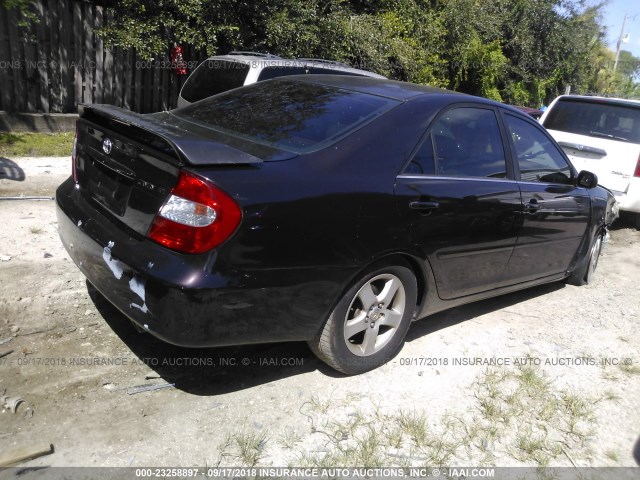 4T1BE32K23U655019 - 2003 TOYOTA CAMRY LE/XLE/SE Қара фото 4