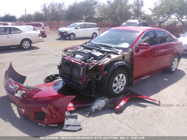 4T1BF3EK0BU715693 - 2011 TOYOTA CAMRY SE/LE/XLE RED photo 6