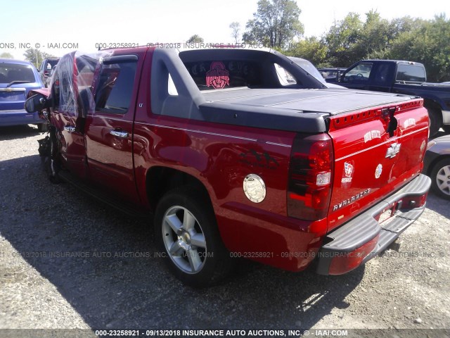 3GNEC12017G314365 - 2007 CHEVROLET AVALANCHE C1500 RED photo 3