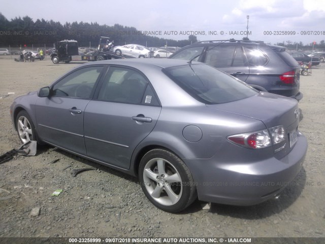 1YVHP80D565M44738 - 2006 MAZDA 6 S GRAY photo 3