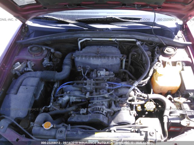 JF1SG65683H743456 - 2003 SUBARU FORESTER 2.5XS მუქწითელი ფოტო 10