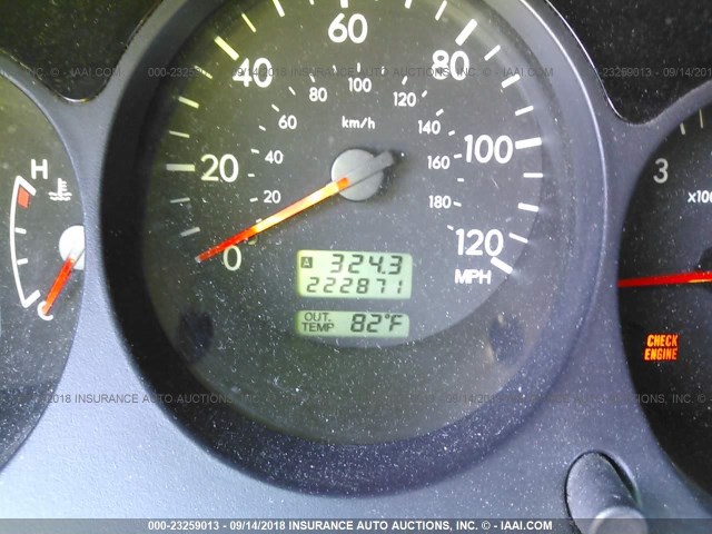 JF1SG65683H743456 - 2003 SUBARU FORESTER 2.5XS მუქწითელი ფოტო 7