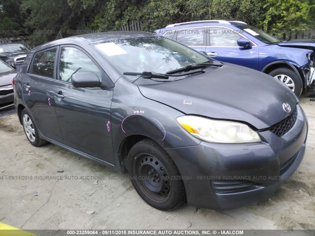 2T1KU40E19C068424 - 2009 TOYOTA COROLLA MATRIX  GRAY photo 1