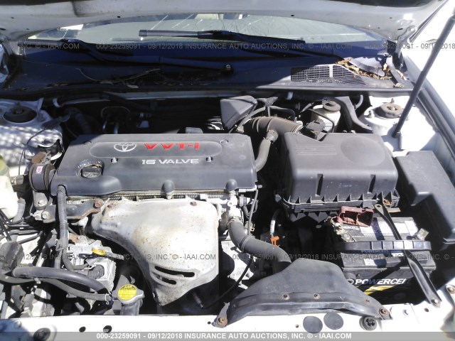 4T1BE32K23U232148 - 2003 TOYOTA CAMRY LE/XLE/SE Ақ фото 10