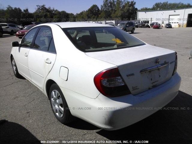 4T1BE32K23U232148 - 2003 TOYOTA CAMRY LE/XLE/SE Ақ фото 3