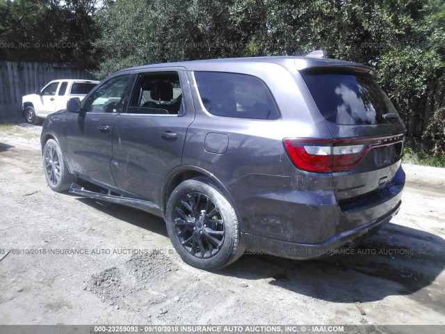 1C4RDHAG8GC502091 - 2016 DODGE DURANGO SXT GRAY photo 3