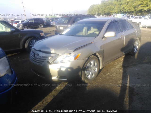 4T1BE46K77U177444 - 2007 TOYOTA CAMRY NEW GENERAT CE/LE/XLE/SE GOLD photo 2
