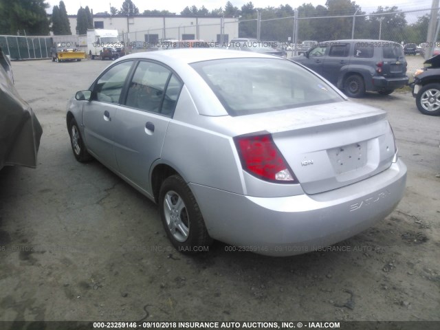 1G8AG52F75Z158024 - 2005 SATURN ION LEVEL 1 SILVER photo 3