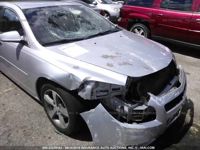 1G1ZC5E05CF332949 - 2012 CHEVROLET MALIBU 1LT 银色 照片 6