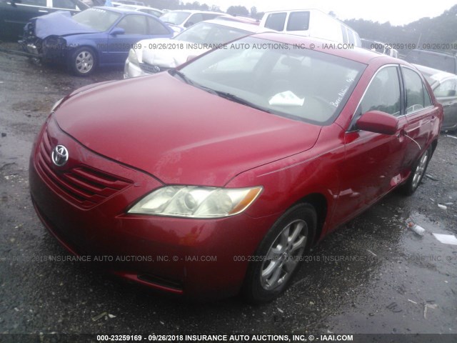 4T1BE46K37U135997 - 2007 TOYOTA CAMRY NEW GENERAT CE/LE/XLE/SE RED photo 2