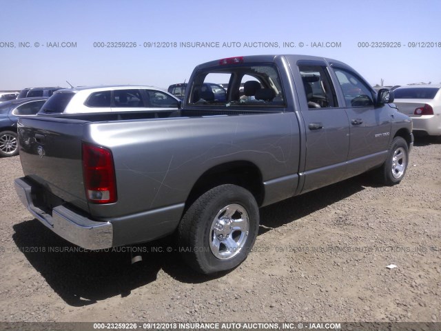 1D7HA18K55J521024 - 2005 DODGE RAM 1500 ST GRAY photo 4