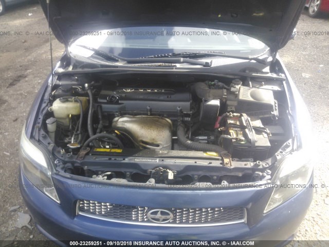 JTKDE177550046225 - 2005 TOYOTA SCION TC 蓝色 照片 10