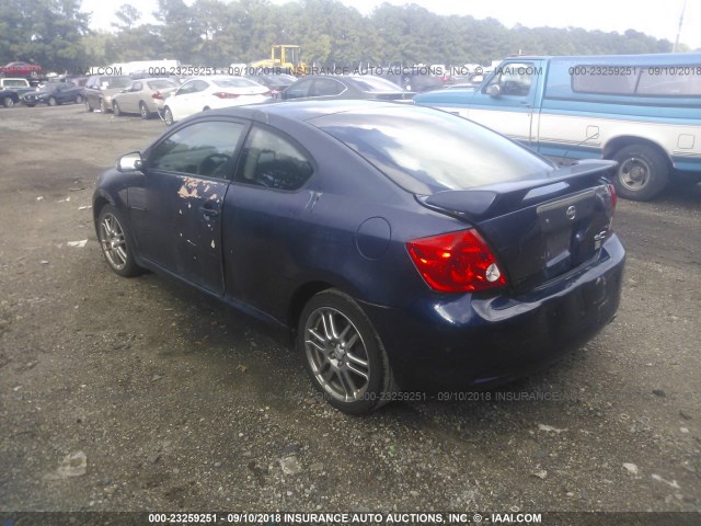 JTKDE177550046225 - 2005 TOYOTA SCION TC 蓝色 照片 3