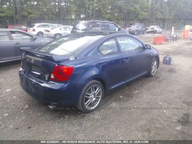 JTKDE177550046225 - 2005 TOYOTA SCION TC 蓝色 照片 4
