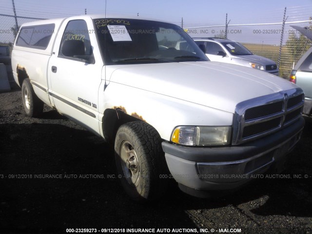 1B7HC16Y6XS132465 - 1999 DODGE RAM 1500 WHITE photo 1