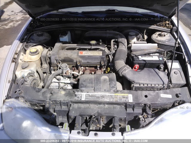 1G8ZY12781Z116831 - 2001 SATURN SC2 SILVER photo 10